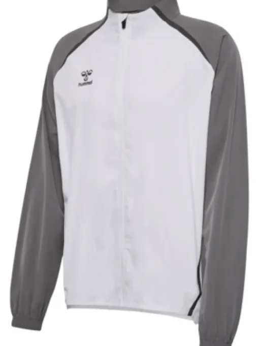 Hummel hmlLEAD 2.0 WOVEN JACKET white/steel gray