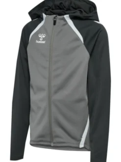 Hummel hmlLEAD 2.0 ZIP HOODIE KIDS steel gray/asphalt