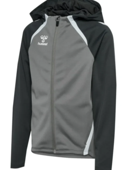 Hummel hmlLEAD 2.0 ZIP HOODIE KIDS steel gray/asphalt
