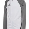 Hummel hmlLEAD 2.0 ZIP HOODIE white/steel gray
