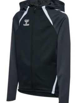 Hummel hmlLEAD 2.0 ZIP HOODIE KIDS black/asphalt
