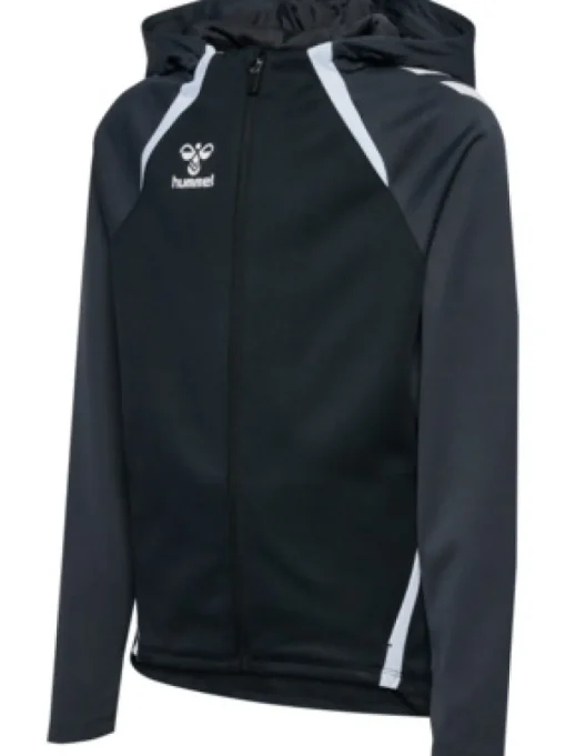 Hummel hmlLEAD 2.0 ZIP HOODIE KIDS black/asphalt