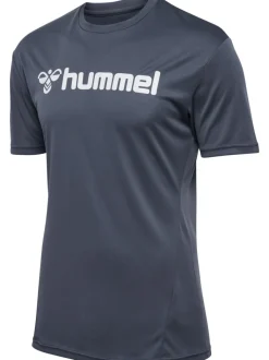 Hummel Hmllogo Jersey S/S ombre blue