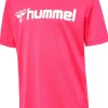 Hummel Hmllogo Jersey S/S Kids raspberry sorbet