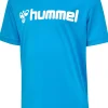 Hummel Hmllogo Jersey S/S Kids diva blue