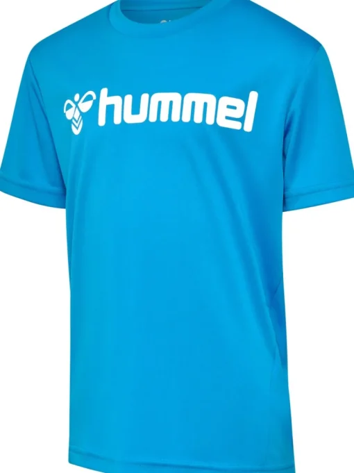 Hummel Hmllogo Jersey S/S Kids diva blue