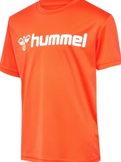 Hummel Hmllogo Jersey S/S Kids nasturtium