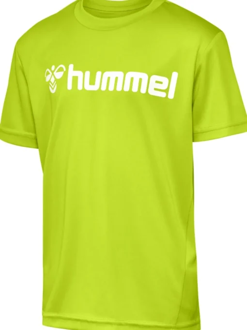Hummel Hmllogo Jersey S/S Kids lime punch