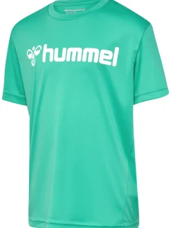 Hummel Hmllogo Jersey S/S Kids atlantis