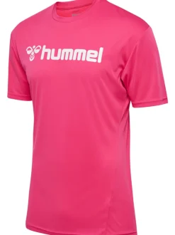 Hummel Hmllogo Jersey S/S raspberry sorbet
