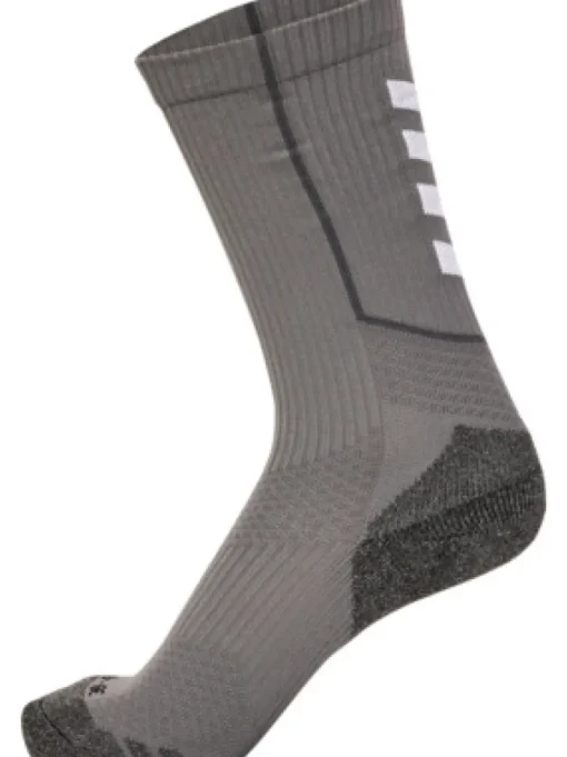 Hummel hmlPRO TRAINING SOCKS LOW steel gray/white
