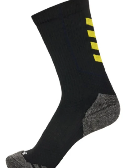 Hummel hmlPRO TRAINING SOCKS LOW black/blazing yellow