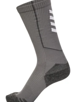 Hummel hmlPRO TRAINING SOCKS HIGH steel gray/white