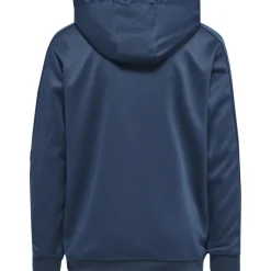 Hummel Hmlpromo Kids Poly Hoodie dark denim/lime punch