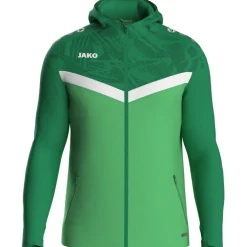 Jako Kapuzenjacke Iconic soft green/sportgrün