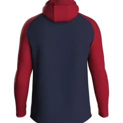 Jako Kapuzenjacke Iconic marine/chili rot