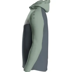 Jako Kapuzenjacke Iconic anthra light/mintgrün/soft grey