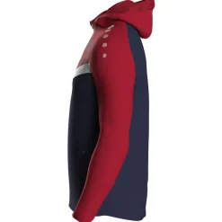 Jako Kapuzenjacke Iconic marine/chili rot
