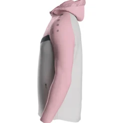 Jako Kapuzenjacke Iconic soft grey/dusky pink/anthra light