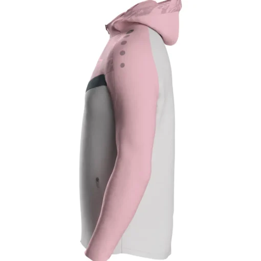 Jako Kapuzenjacke Iconic soft grey/dusky pink/anthra light