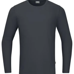 Jako Longsleeve Organic anthrazit