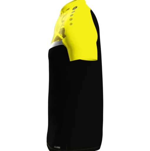 Jako Polo Iconic schwarz/soft yellow