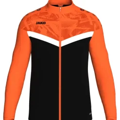 Jako Polyesterjacke Iconic schwarz/neonorange