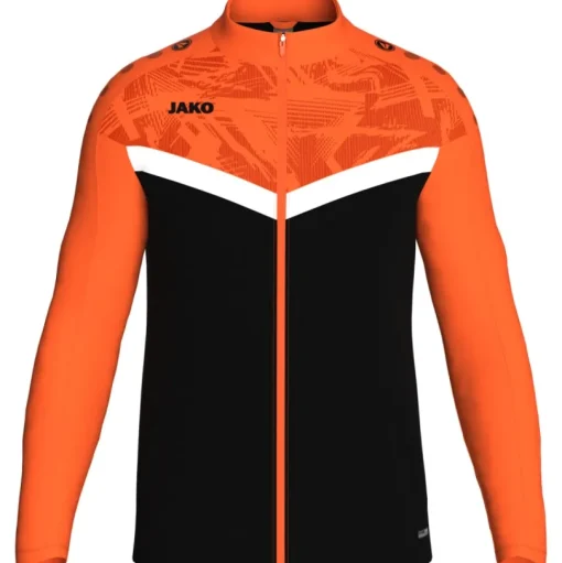 Jako Polyesterjacke Iconic schwarz/neonorange