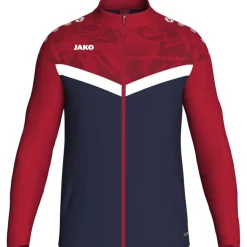 Jako Polyesterjacke Iconic marine/chili rot