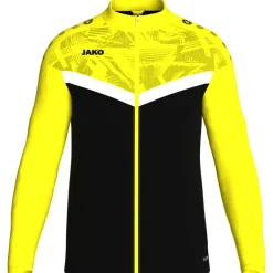 Jako Polyesterjacke Iconic schwarz/soft yellow