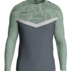 Jako Sweat Iconic anthra light/mintgrün/soft grey