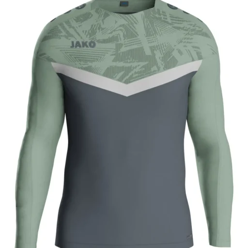 Jako Sweat Iconic anthra light/mintgrün/soft grey
