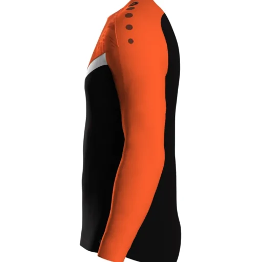 Jako Sweat Iconic schwarz/neonorange