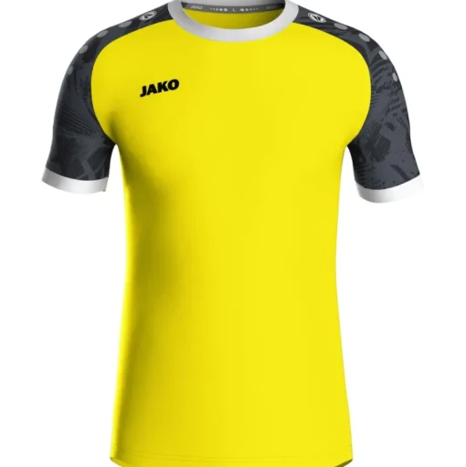 Jako Trikot Iconic KA soft yellow/schwarz