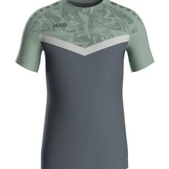 Jako T-Shirt Iconic anthra light/mintgrün/soft grey