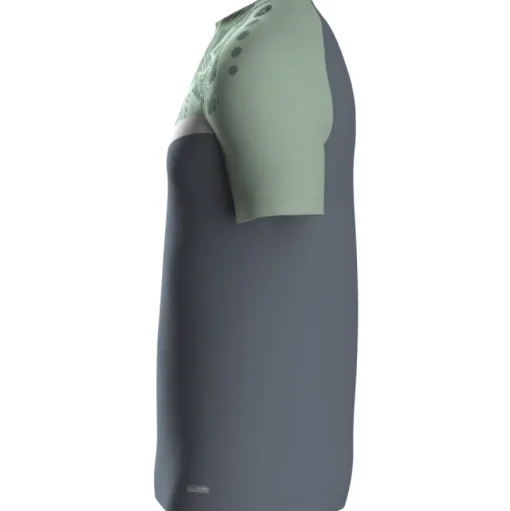 Jako T-Shirt Iconic anthra light/mintgrün/soft grey