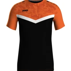 Jako T-Shirt Iconic schwarz/neonorange