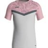 Jako T-Shirt Iconic soft grey/dusky pink/anthra light