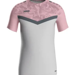 Jako T-Shirt Iconic soft grey/dusky pink/anthra light
