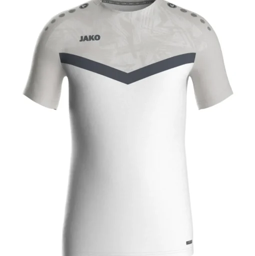 Jako T-Shirt Iconic weiß/soft grey/anthra light
