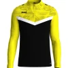 Jako Ziptop Iconic schwarz/soft yellow
