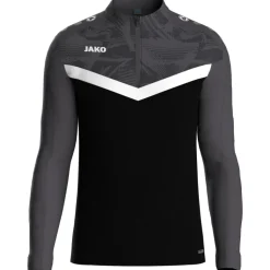 Jako Ziptop Iconic schwarz/anthrazit