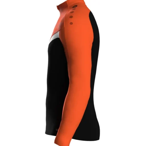 Jako Ziptop Iconic schwarz/neonorange