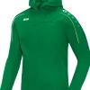 Jako Classico Damen Kapuzenjacke sportgrün