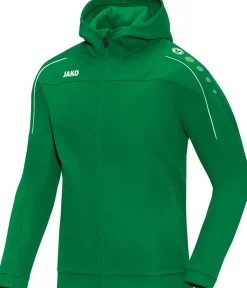 Jako Classico Damen Kapuzenjacke sportgrün
