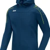 Jako Classico Damen Kapuzenjacke nightblue-citro