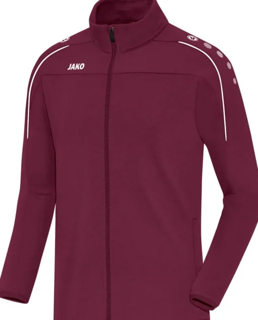 Jako Classico Freizeitjacke maroon