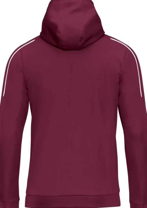 Jako Classico Kapuzenjacke maroon