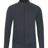 Jako Damen Fleecejacke grau-schwarz