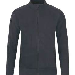 Jako Damen Fleecejacke grau-schwarz